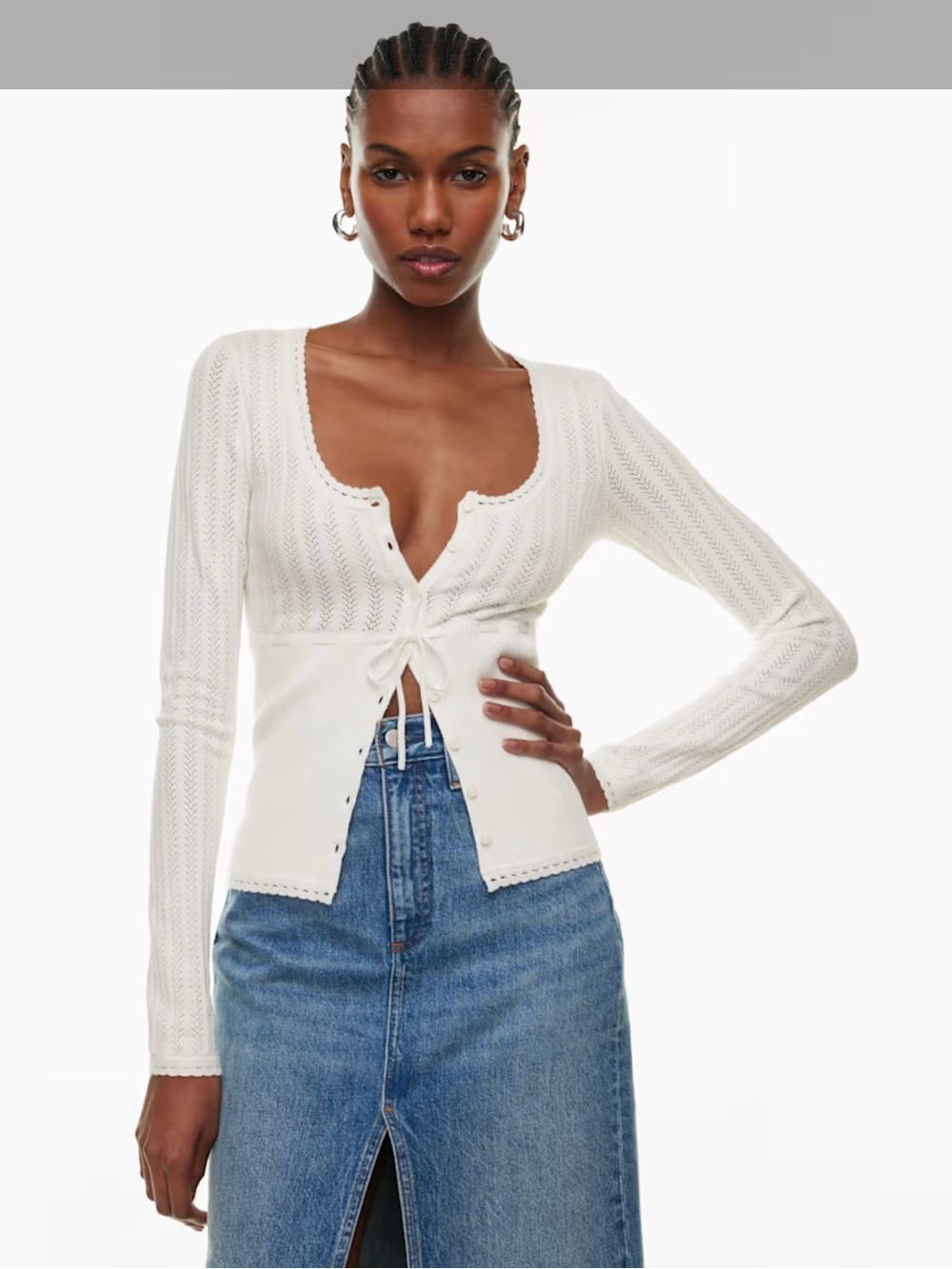 Aritzia | Wilfred Precious Sweater - Light Birch (Small)
